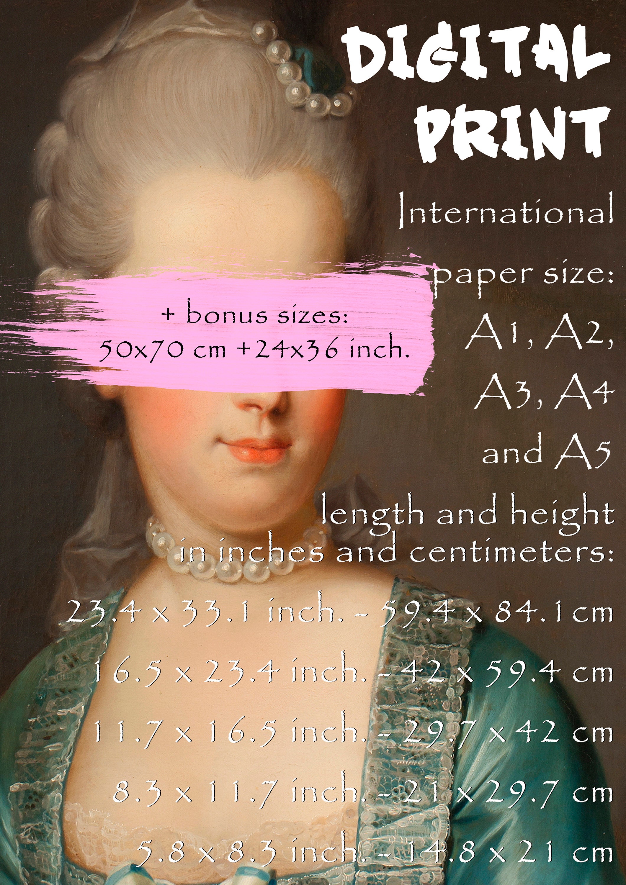Cheap Marie Antoinette Altered Art Poster Retro Rose Quote Art Oil Painting  Prints Women Portrait Classical Canvas Painting Room Decor
