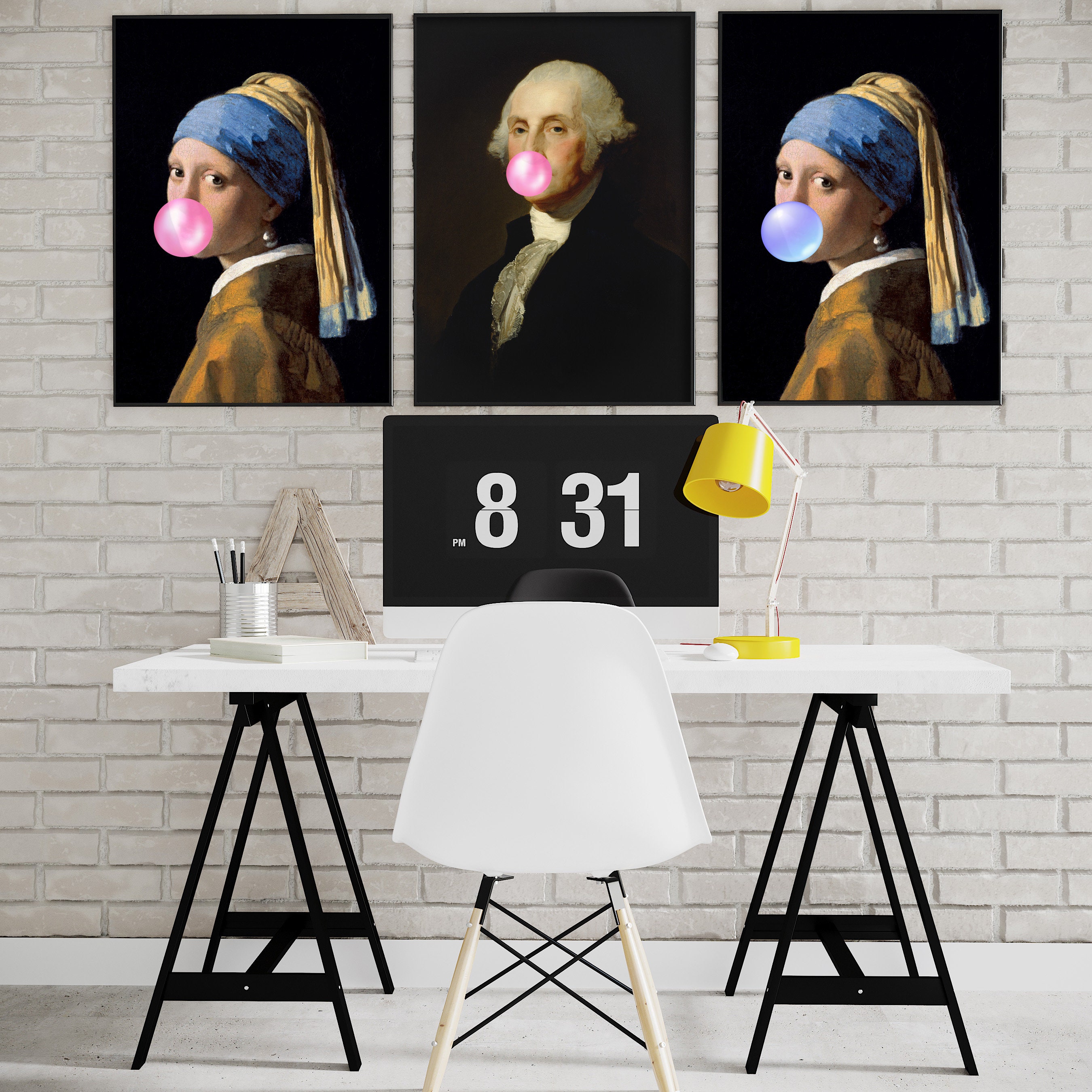 Girl with the pearl earring bubble gum sale