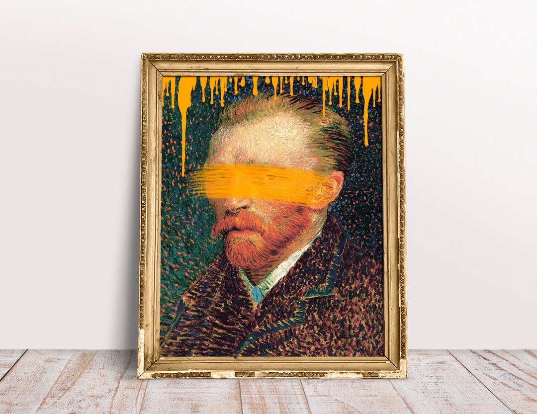 Veranderde renaissancekunst vintage portret Vincent van Gogh, download  afdrukbare eigenzinnige muurkunst, modern decor, digitale kunst, kunst  antiek
