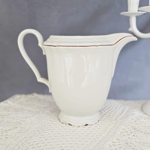 large jug Seltmann Weiden Marie Luise rare milk jug white vintage baroque old tableware jug milk porcelain country house juice jug