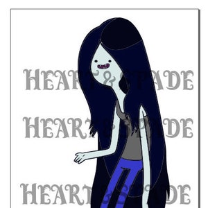 Marceline SVG, Adventure Time, Cut File, Clipart, Print, Cricut, Silhouette SVG Active