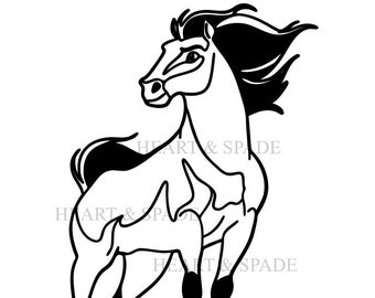 Download Spirit Horse Svg Etsy