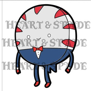 Peppermint Butler SVG, Adventure Time, Cut File, Clipart, Print, Cricut, Silhouette SVG Active