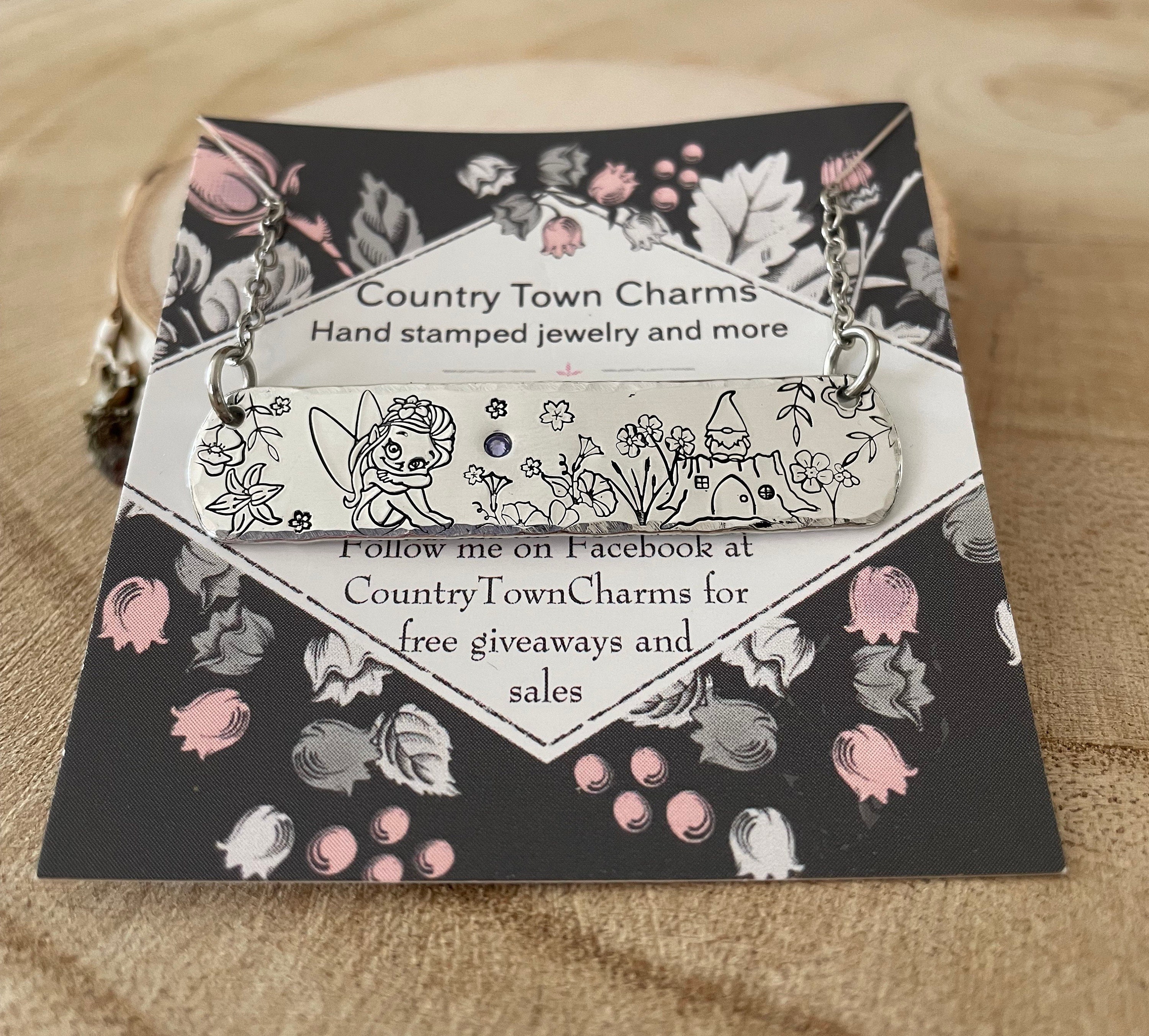 Magical Fairytale Style Necklace Gnome Fairy Flowers Fairy - Etsy