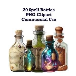 Spell Bottle PNG Clipart