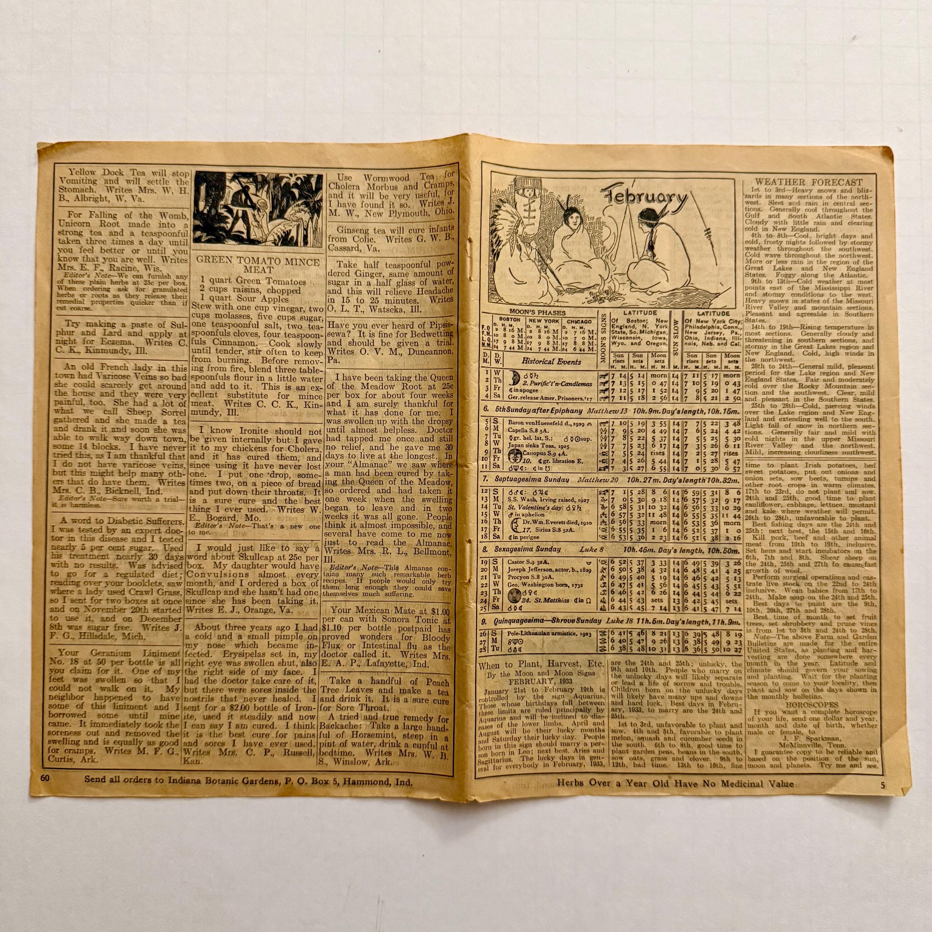 1933 Calendar - Etsy