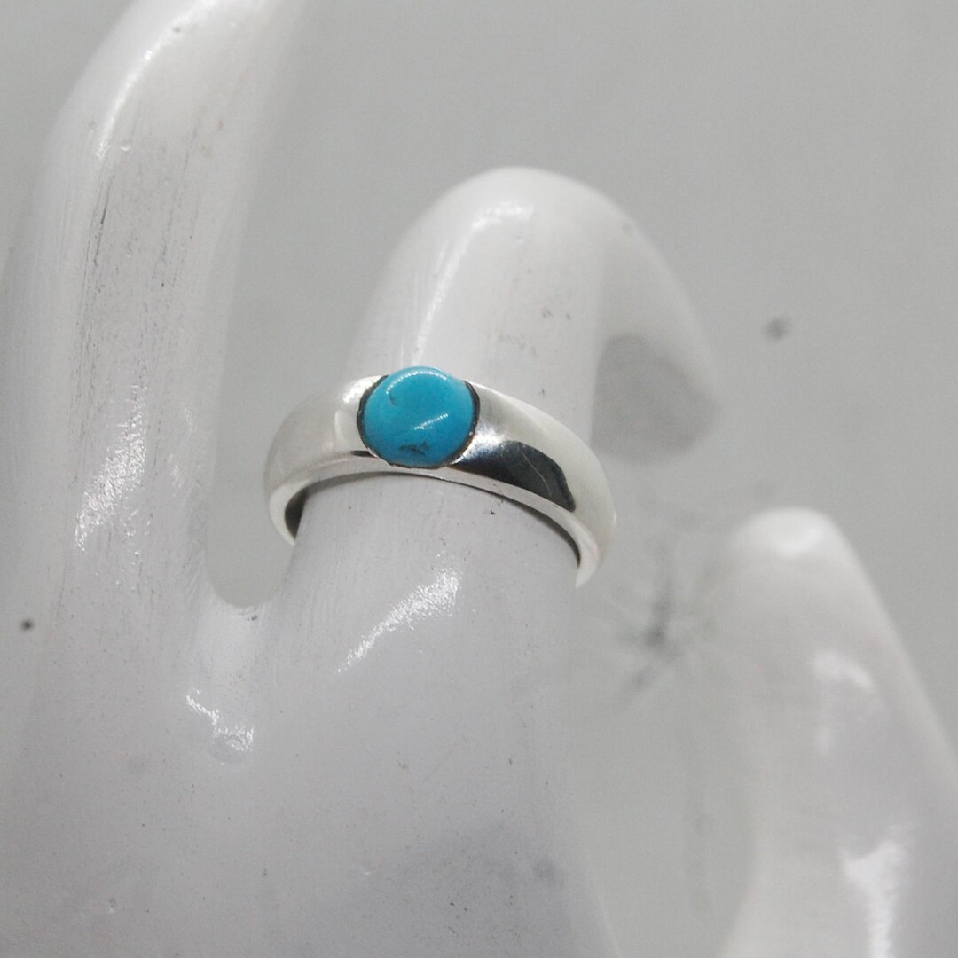 指輪・リング Sleeping Beauty Arizona Sleeping Beauty Arizona Turquoise Ring: 14K Yellow Gold Fill