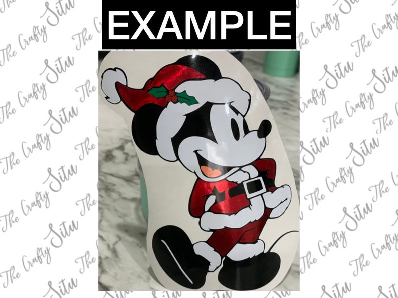 Download Vintage Santa Mickey Mouse Inspired Christmas SVG Cut file | Etsy