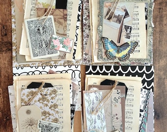 Vintage en retro grabbelton voor tijdschriften, x 60 stuks