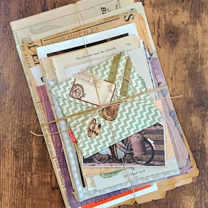 Vintage Paper Ephemera Bundle – 90-Piece Antique-Inspired Collection