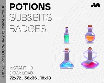 BADGES TWITCH / Potions