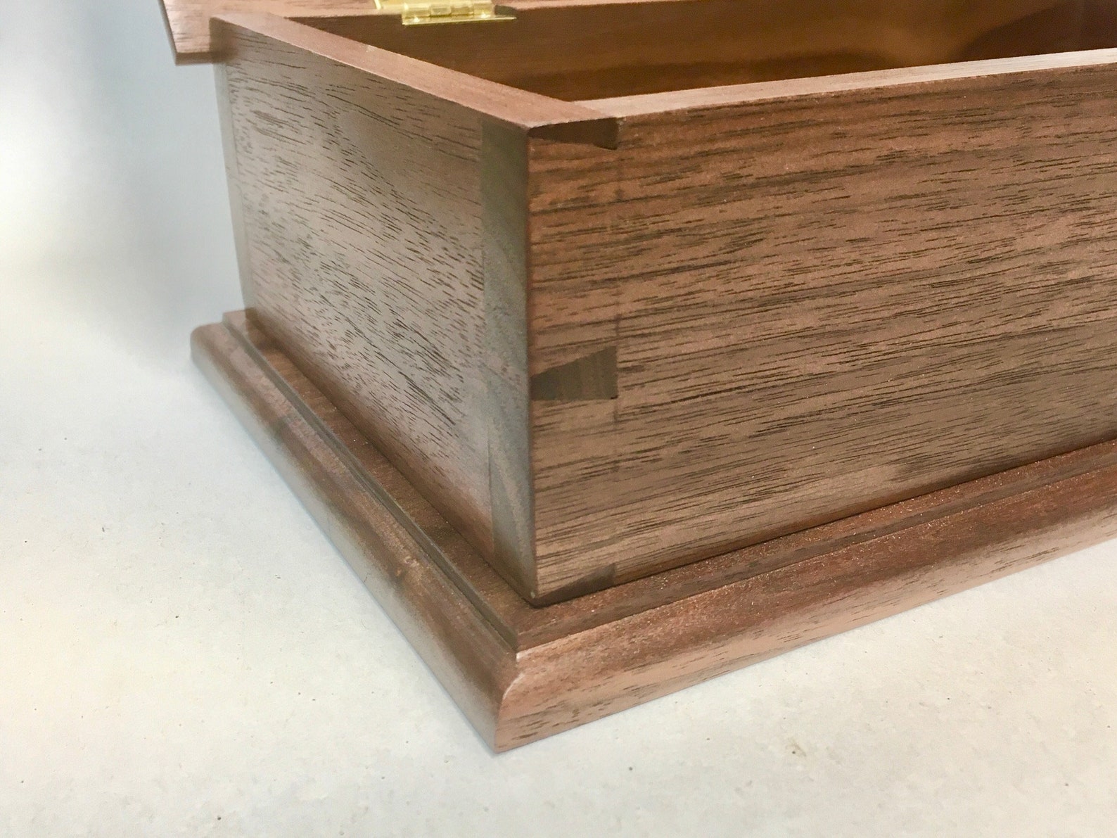 Walnut Dovetailed Box small Etsy