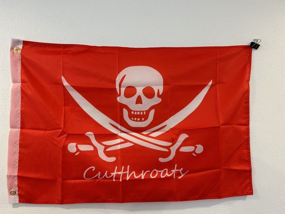 BANDIERA PIRATA BEVITORE DI BIRRA 150x90cm - BANDIERA DEI PIRATI UBRIACHI 90 x 1