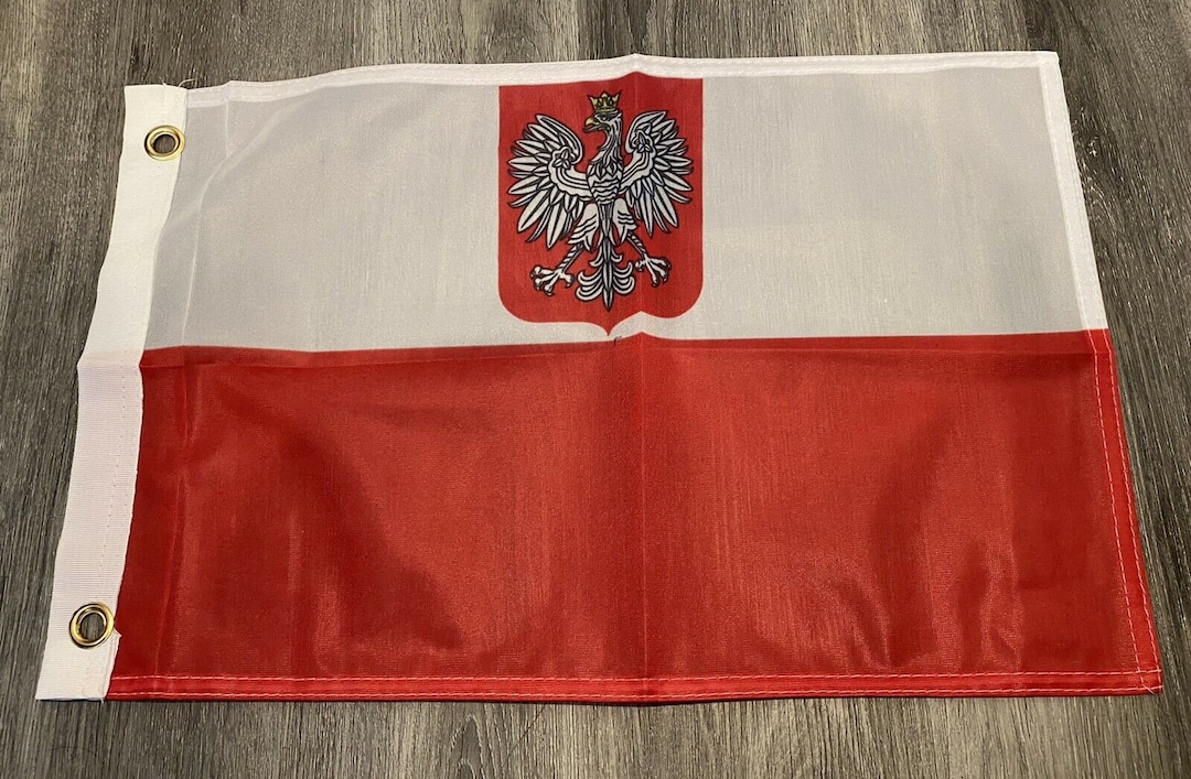 Bandiera Trade Winds Pollici - Tessuto Poliestere, Occhielli, Per Barche, Eventi Bandiera Aquila Polacca 12x18