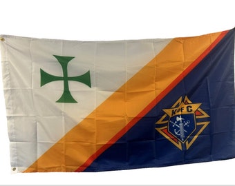 3x5  3' x 5' Knights of Columbus Flag with Grommets