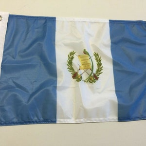 12&quot; x 18&quot; Guatemala Quality Flag 12x18 House Banner Grommets Polyester20