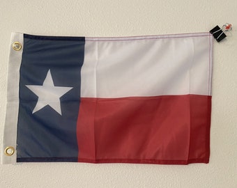 12x18 12"x18" State of Texas Lone Star Boat Car Bike Flag Banner fade Poly4