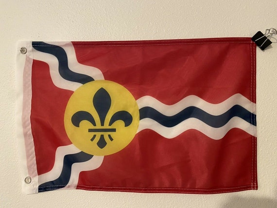 12 x 18 St Louis Flag 12x18 City of Saint Louis Missouri Banner Grommets  12