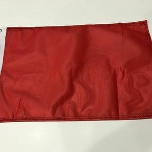 Red- 12&quot;x18&quot; Red Solid Color Super Polyester Flag-On Sale!5