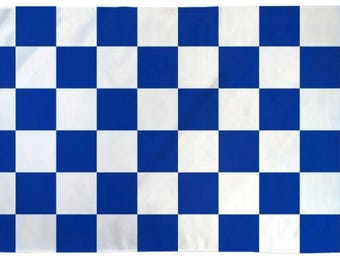 Checkered Blue & White Race Flag 2 x 3 Ft-On Sale! 42
