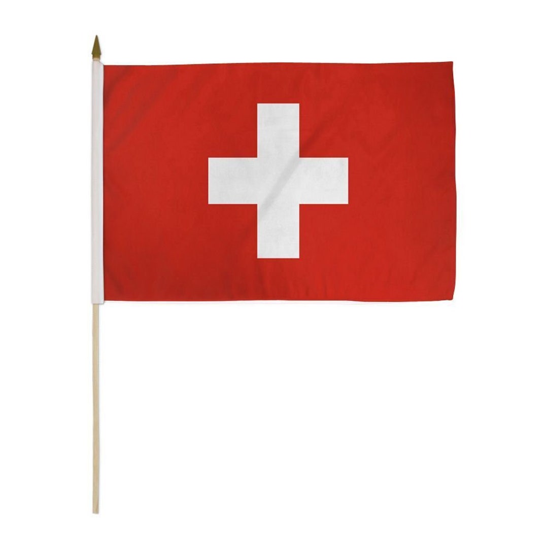 Belgium Handheld 12x18 In Flag With Pole