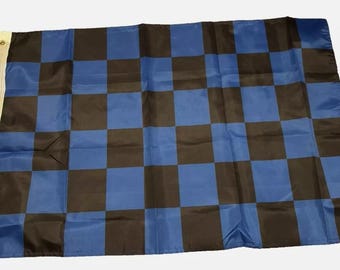 Checkered Black & Blue Race Flag 2 x 3 Ft-On Sale! 42