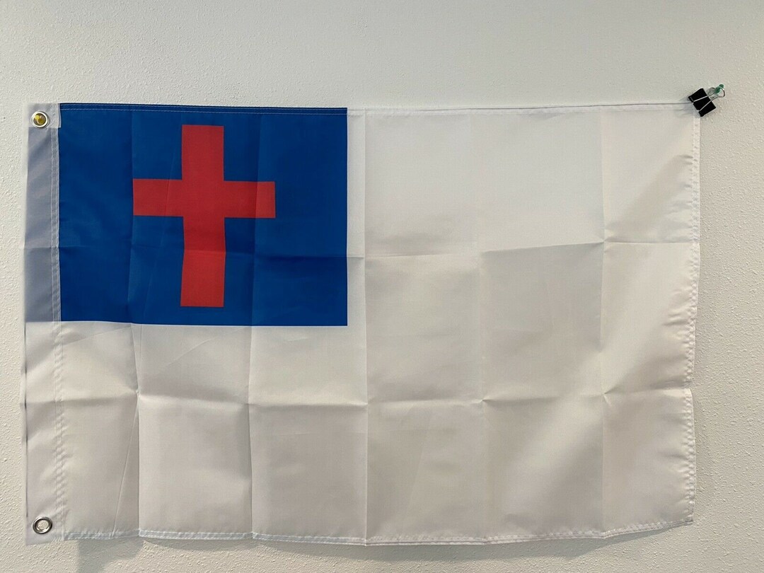 2x3 Christian Flag 2'x3' House Banner Grommets Super Etsy