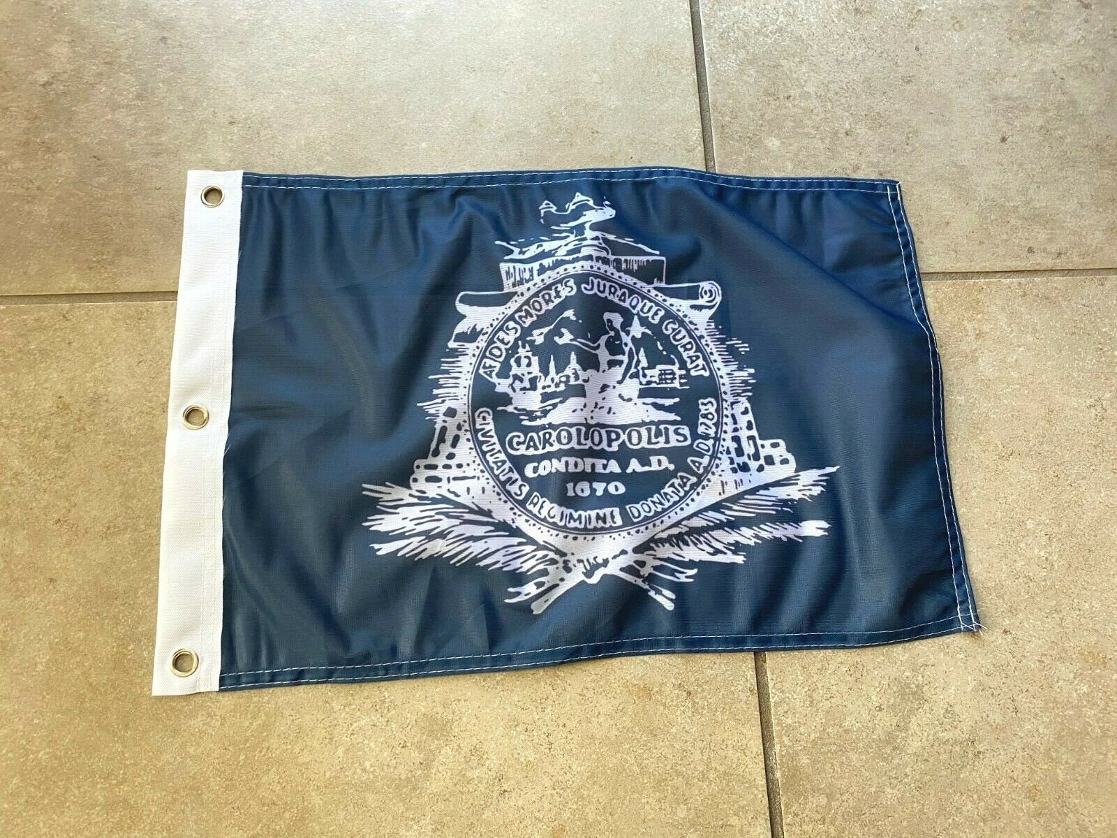 12" x 18" City of St Petersburg Flag Banner 12x18 with Grommets 19 