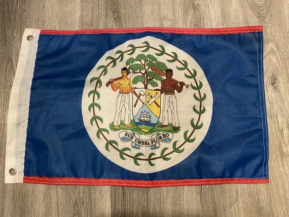 Scritta vettoriale del nome del paese del belize con il colore della Scritta vettoriale del nome del paese del belize con il colore della