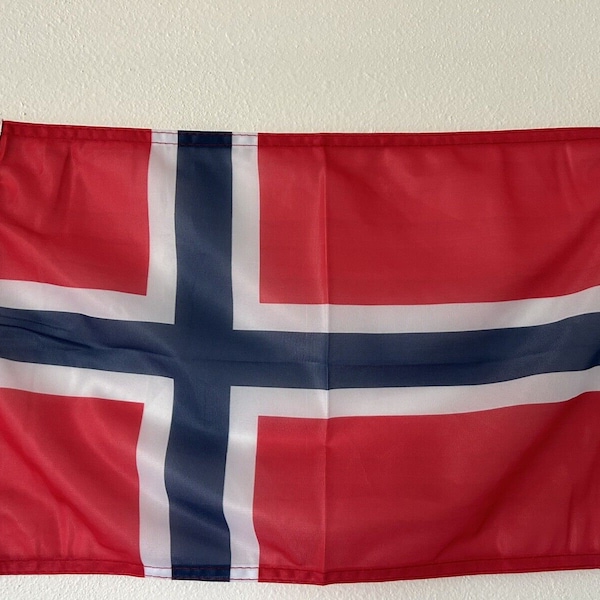 12x18 12"x18" Norway Flag Boat Car 3 Grommets 3