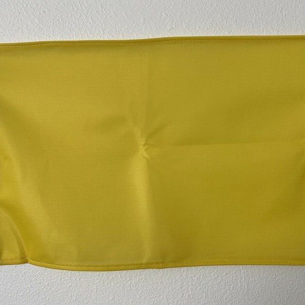 Yellow- 12"x18" Yellow Solid Color Super Polyester Flag-On Sale 12