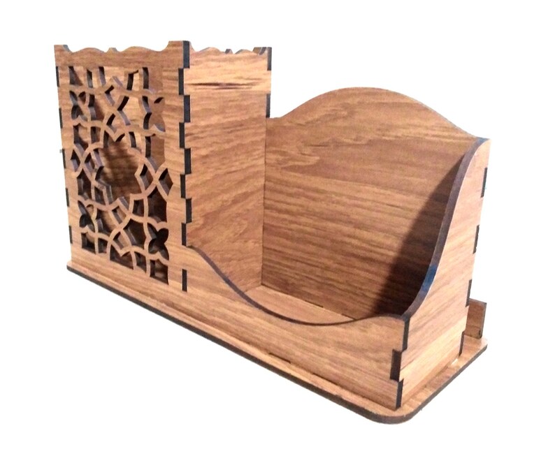 Pen holder laser cut business cards and note laser cutting Etsy
