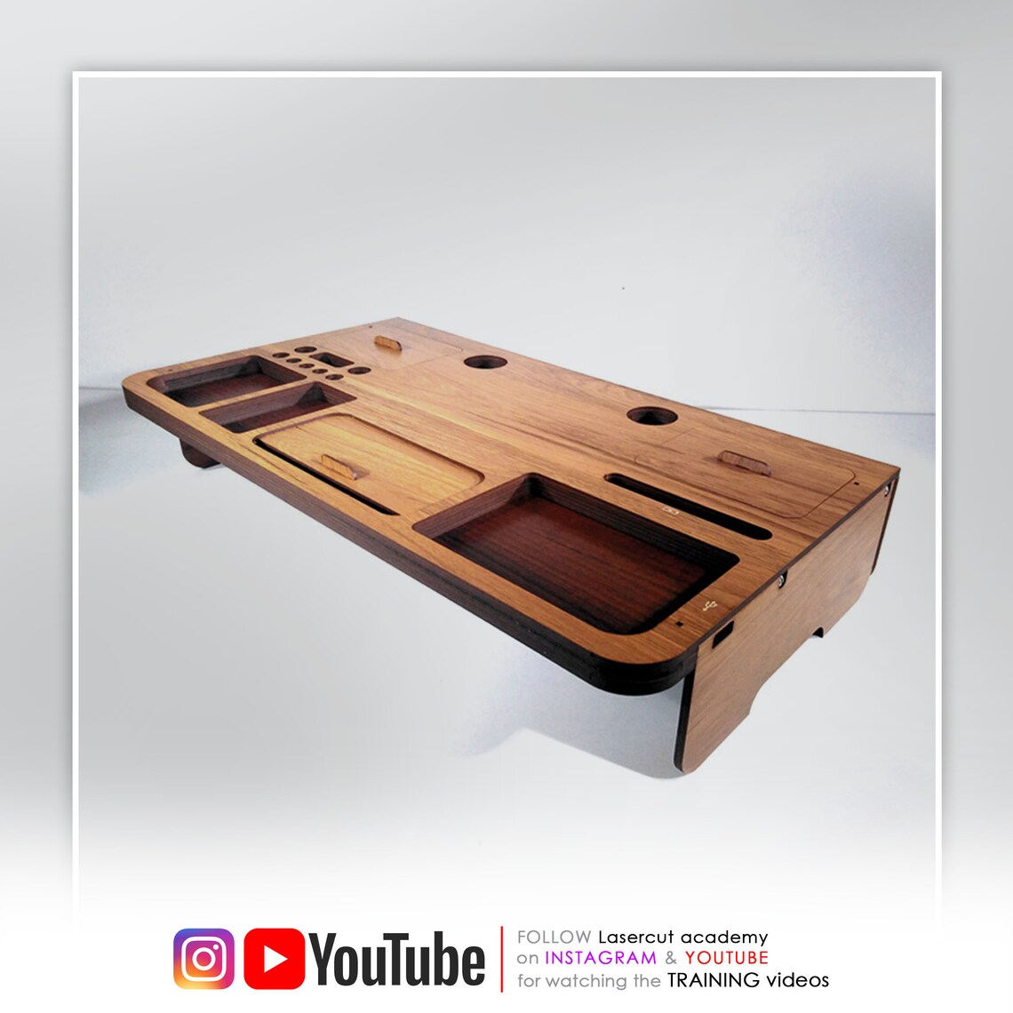 Monitor Stand Wood Laser Cut Filedxf Cdr Pdf Svg Etsy