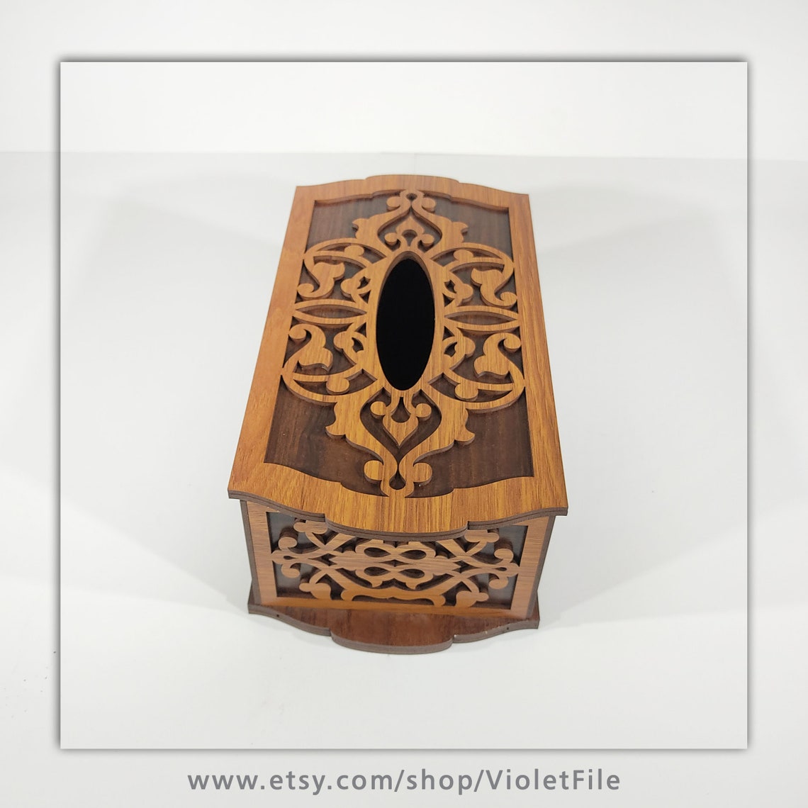 File of Tissue Box for laser cut cdr dxf pdf svg formats Etsy