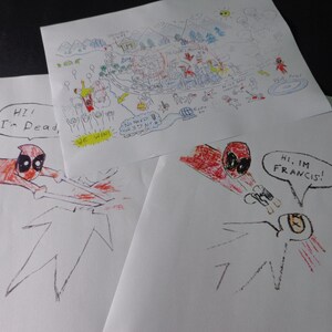 Deadpool File S.H.I.E.L.D. Secret Files Deadpool Cosplay Paper Props Movie Props image 4