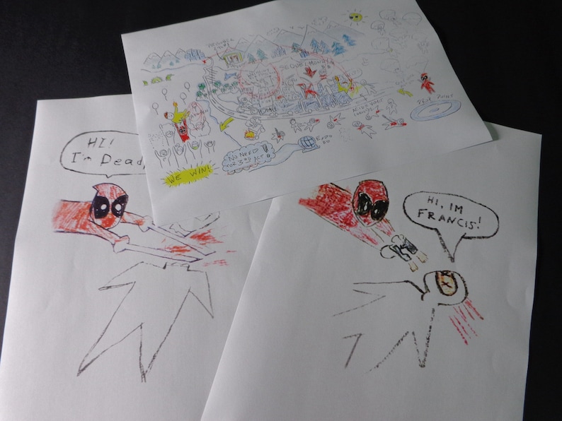 Deadpool File S.H.I.E.L.D. Secret Files Deadpool Cosplay Paper Props Movie Props image 4