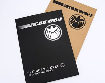 S.H.I.E.L.D. Security Level 7 Kraft Paper Folder TV Show Movie Props