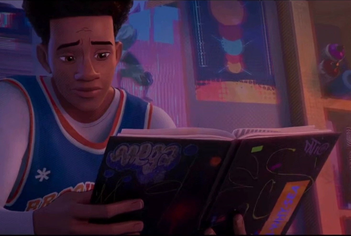 マイルズ・モラレスのスケッチブック、グラフィティ、ピーター・B