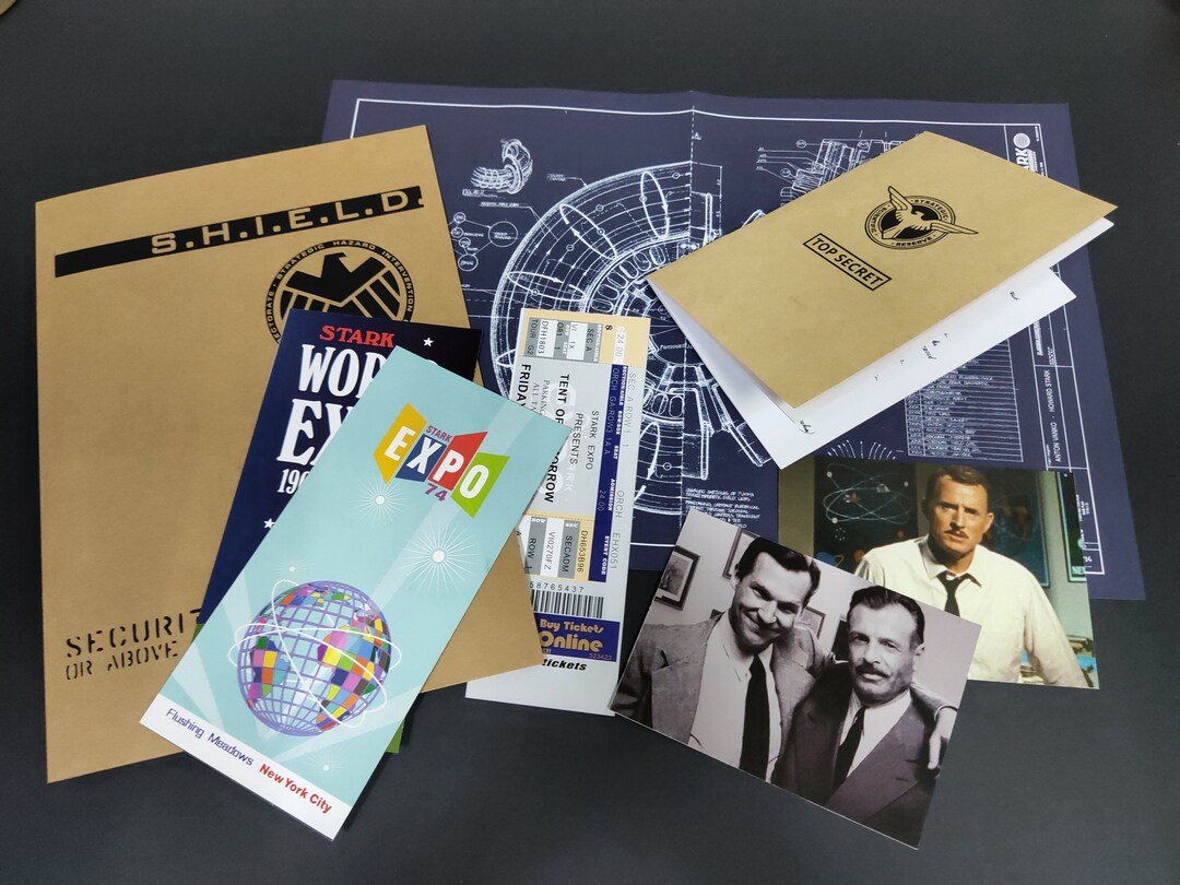 Howard Stark Notebook Top Secret Files Iron Man Arc Reactor