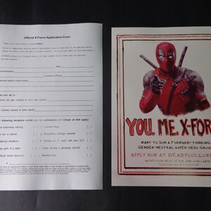 Deadpool File S.H.I.E.L.D. Secret Files Deadpool Cosplay Paper Props Movie Props image 5