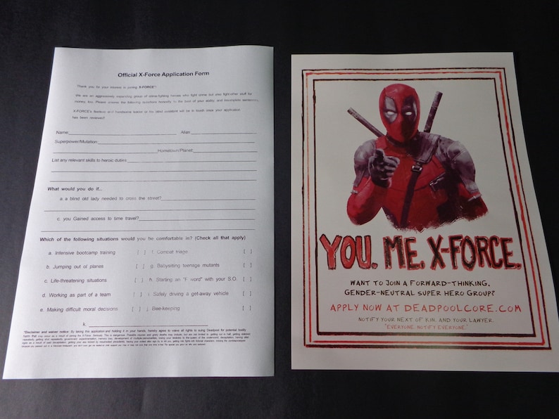 Deadpool File S.H.I.E.L.D. Secret Files Deadpool Cosplay Paper Props Movie Props image 5