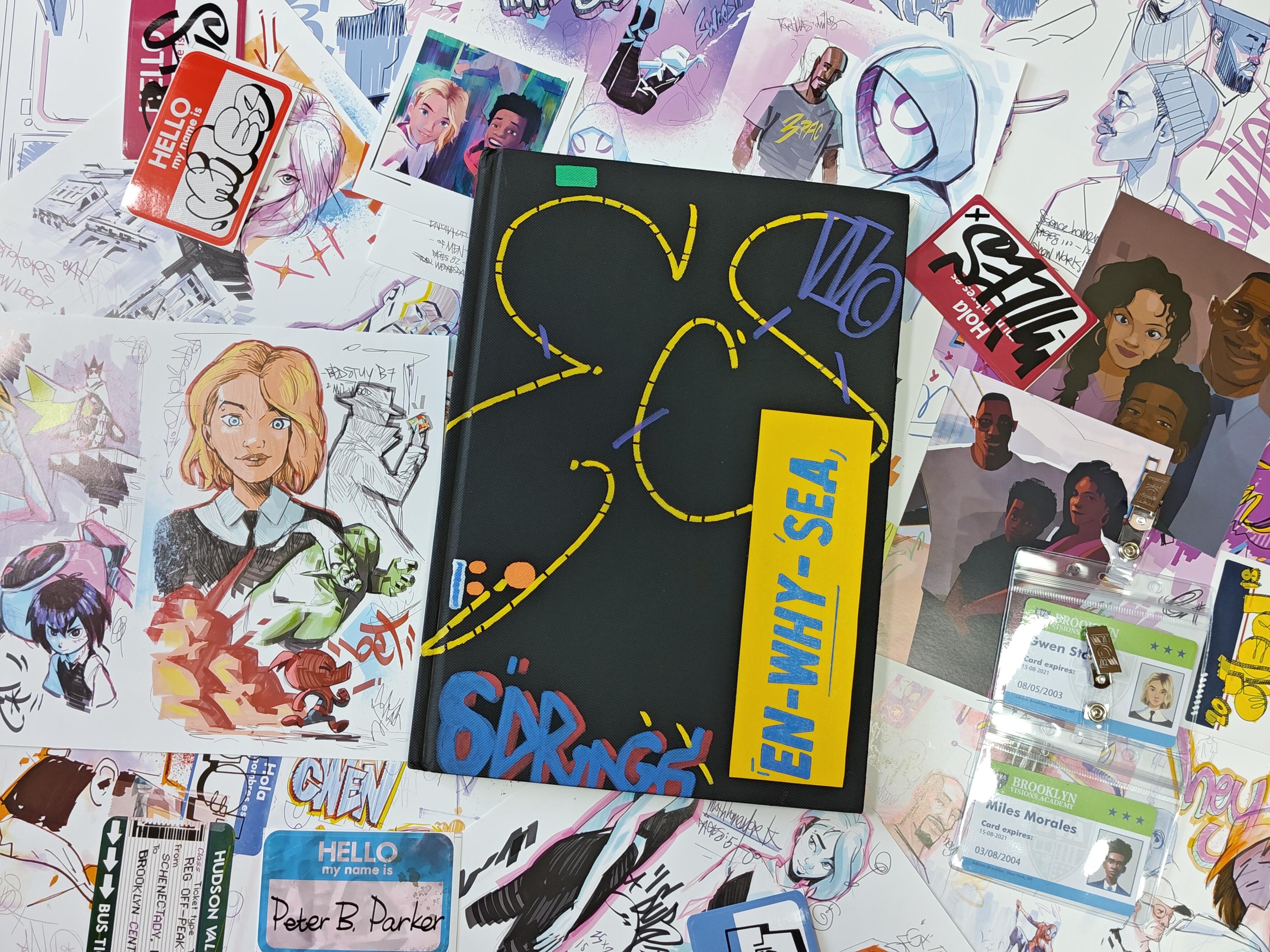 マイルズ・モラレスのスケッチブック、グラフィティ、ピーター・B