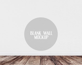 Minimalist blank wall mockup. Room blank wall mockup