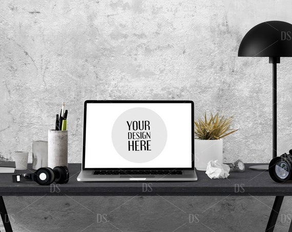 Laptop Mockup Neutral Desktop Mockup Apple Device