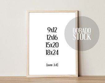 18x24 Frame Mockup Etsy