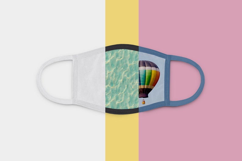 Download Sublimation face mask Mockup / PSD PNG JPG files included | Etsy