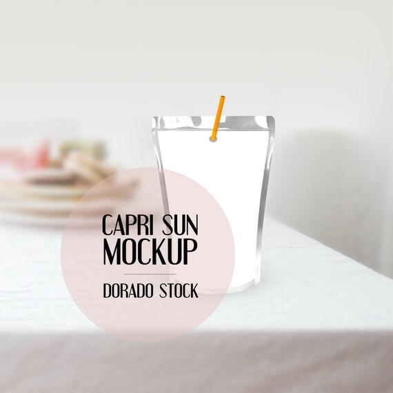 Capri Sun mockup / PSDJPGPNG included Etsy