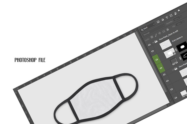 Download Sublimation face mask Mockup / PSD PNG JPG files included | Etsy