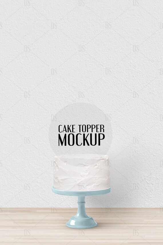 Download Cake Topper Minimalist Mockup