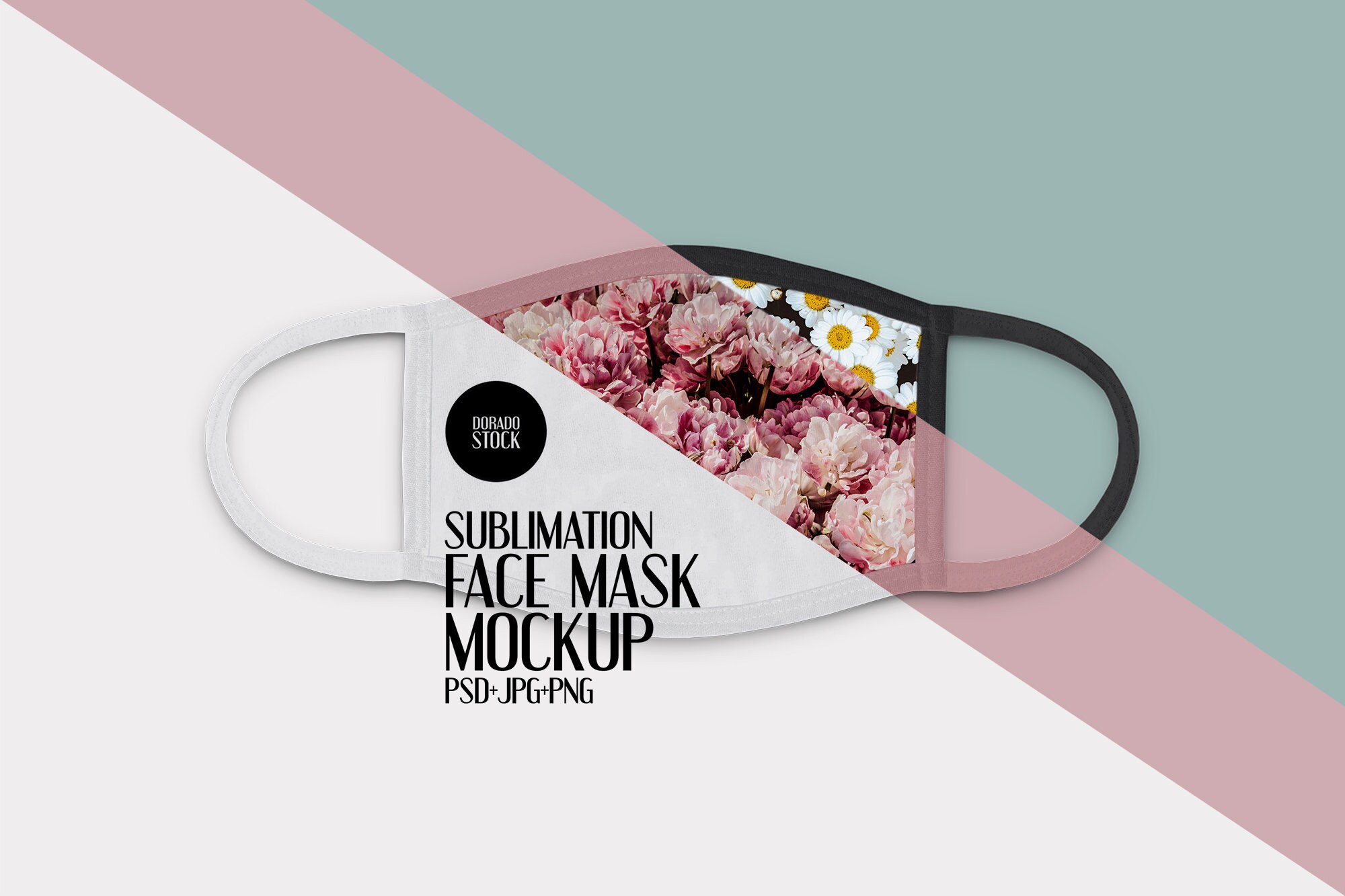 Download Sublimation Face Mask Mockup Psd Png Jpg Files Included Etsy